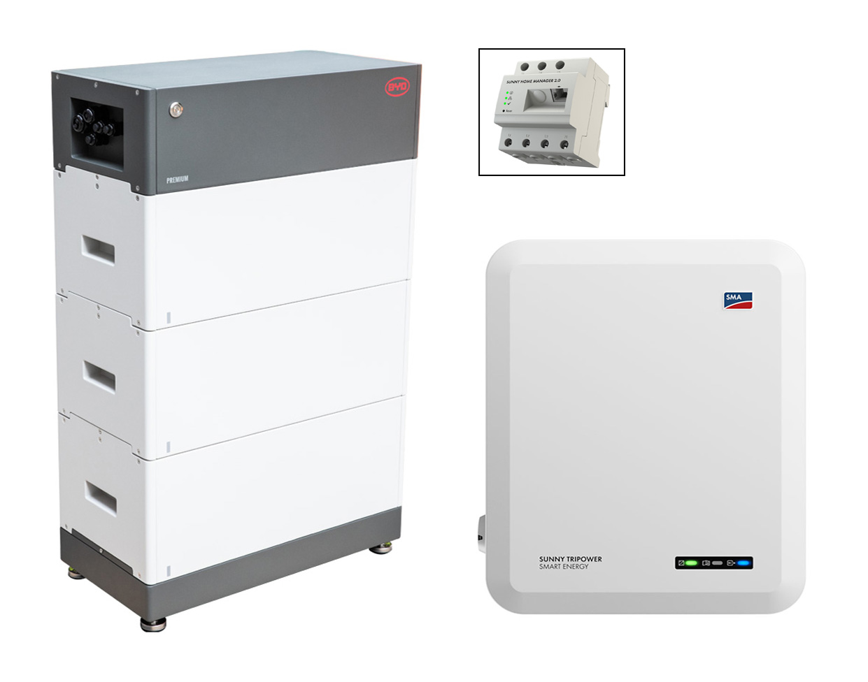 Speichersystem SMA 6.0 + BYD HVS 7.68