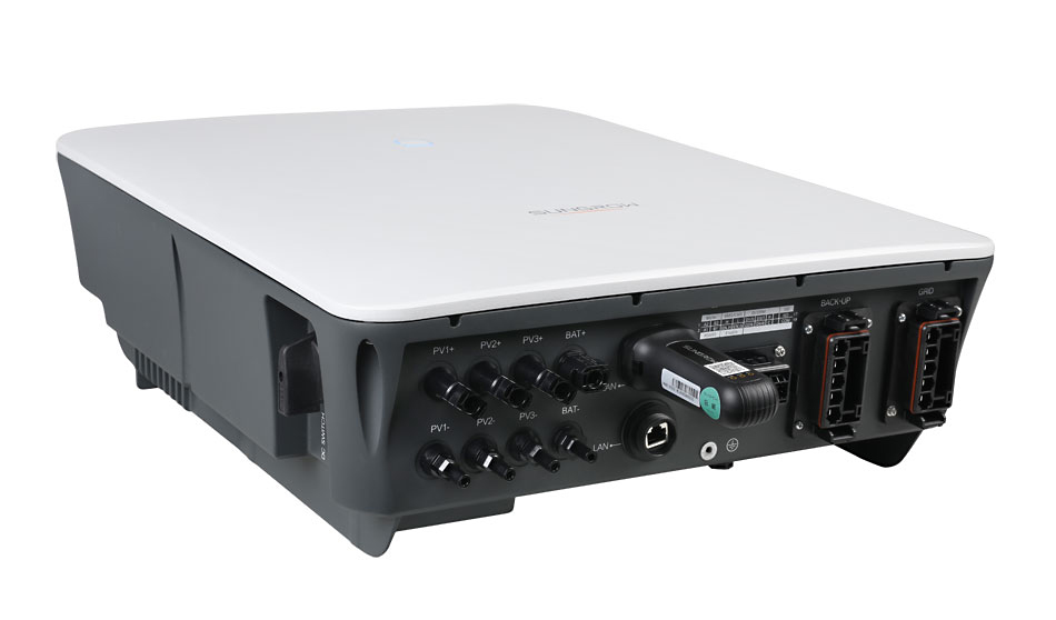 Wechselrichter SH6.0RT Anschluss