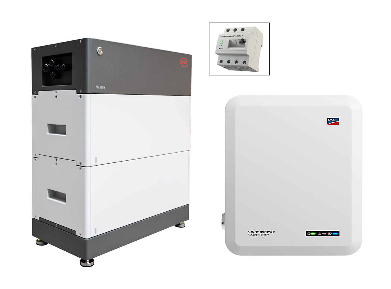 Speichersystem SMA 8.0 + BYD HVS 5.12